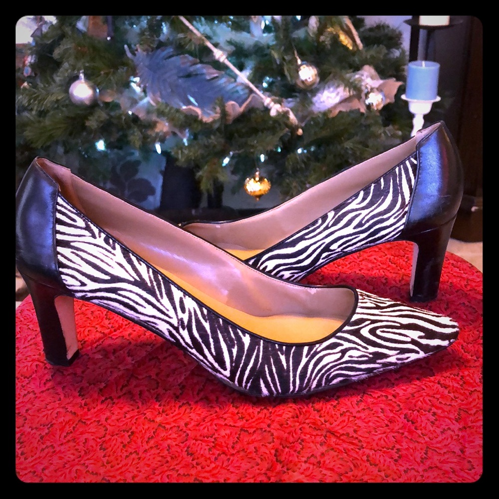 Hair on Zebra STUNNING Ann Taylor size 9 pumps